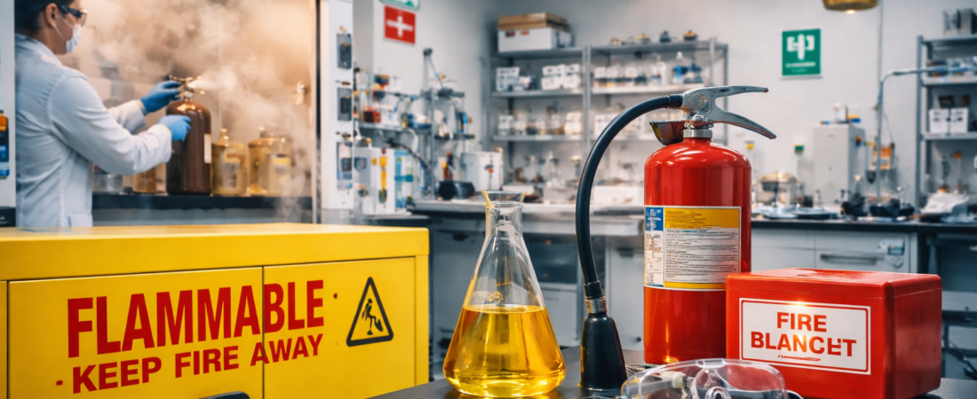 Fire Safety Measures for Laboratories Handling Flammable Materials