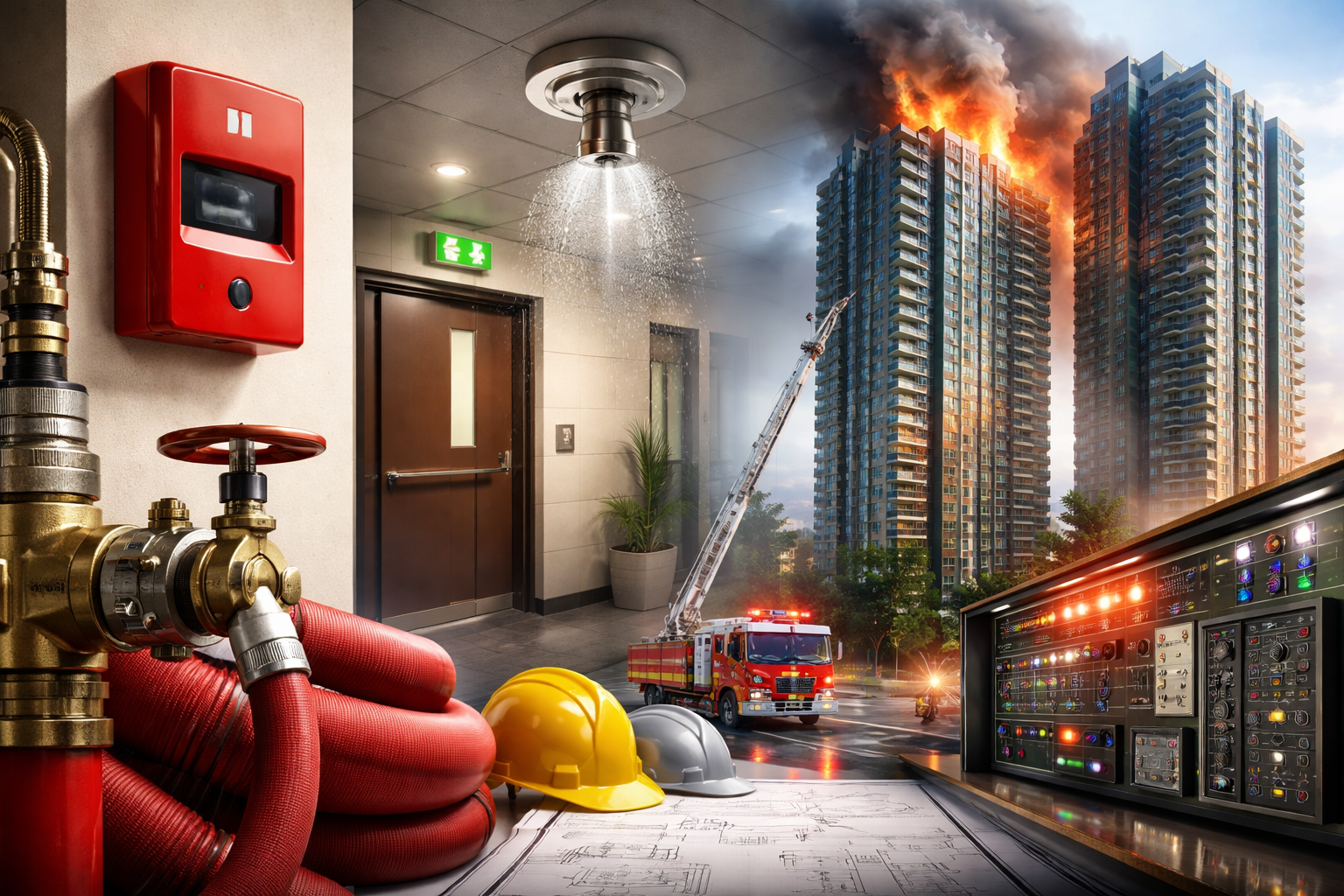 High-Rise Residential Fire Protection Strategies