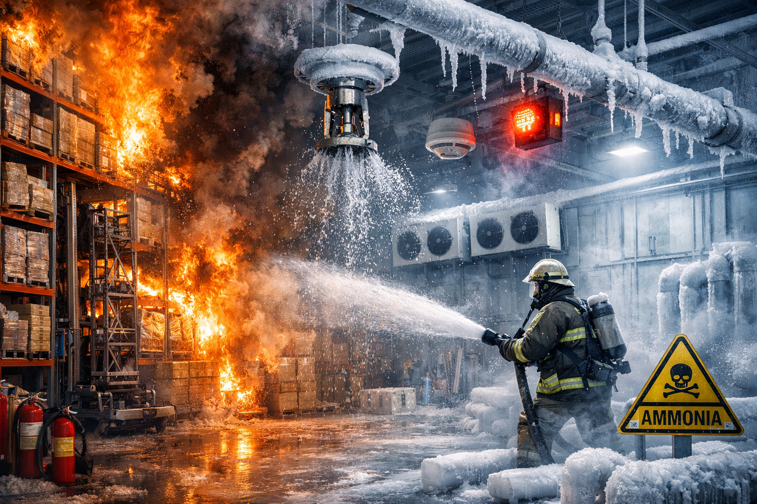 Fire Safety Challenges in Cold Storage and Freezer Warehouses