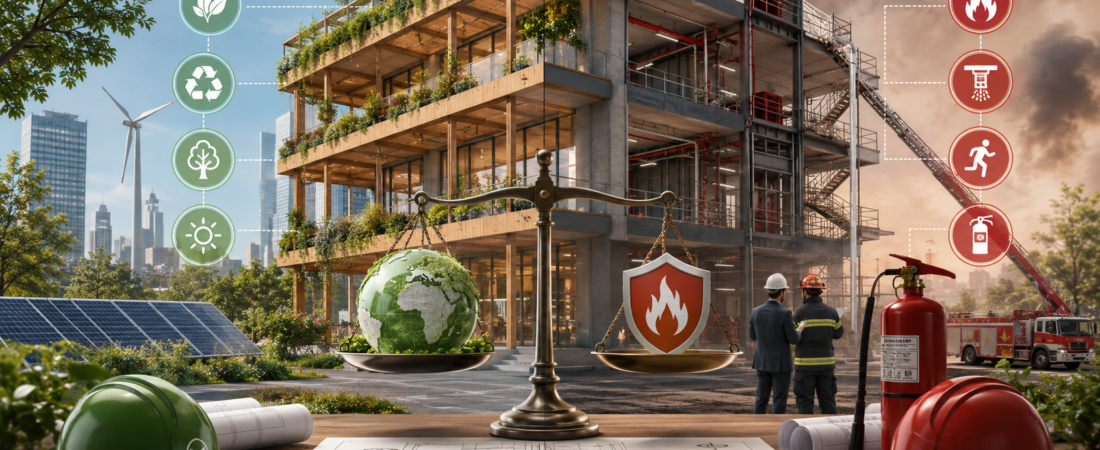 Balancing Sustainability Goals with Fire Safety Regulations