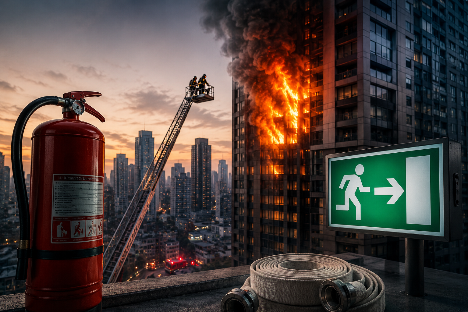 Lessons from Fire Incidents in Urban High-Rise Buildings