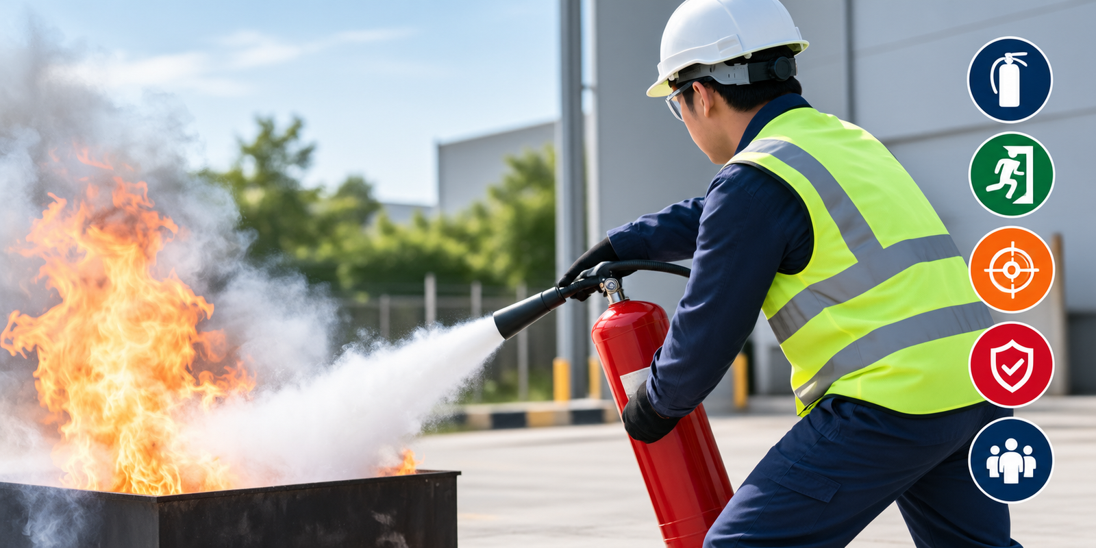 Advanced Fire Extinguisher Handling Techniques for Staff