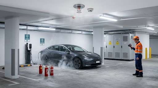 Fire Risks from Modern Battery Storage and E-Vehicles